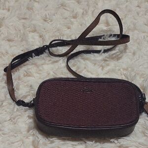 Coach Burgundy Crossbody Bag
